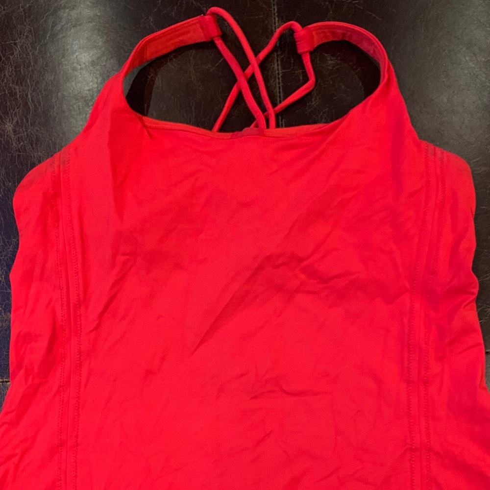 Lululemon Strappy Red Tank - Size 8